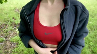 Blowjob in the Forest during the Rain - Tubesafari