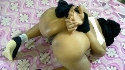 Stepmom Sucking my Dick first Bondage Anal Sex Fucking her Big Ass BDSM
