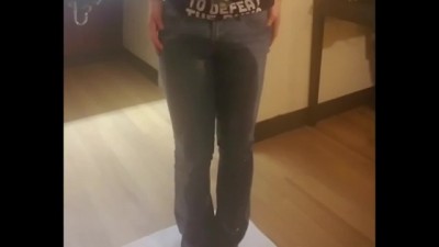 Pee Desperation and Jeans Wetting