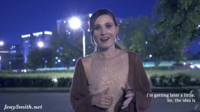 Jeny Smith Bottomless in the Club