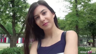 CUTE YOUNG ANYA SEDUCE TO ROUGH FUCK AT STREET CASTING (+18)