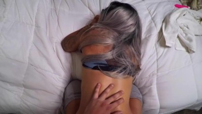 Fitness Chick Ass Filled with Cum Flips over for more