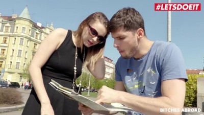 Russian Slut Seduces and Fucks Local Czech Stud