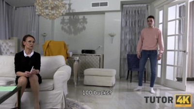 Tutor Asked Man to Fuck her and Forget about Stepsons Debt