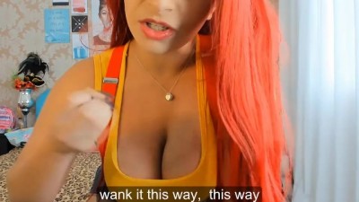 JOI Cosplay Misty Jerk Off Instruction Big Boobs Big ass
