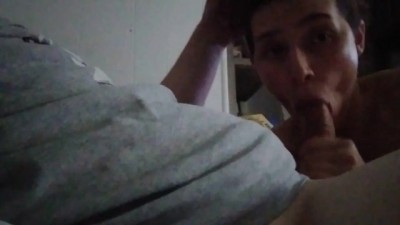 AnySex - Hardcore Cock Sucking with Mouthful of Cum ending