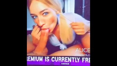 Masturbating to Alice RedLips
