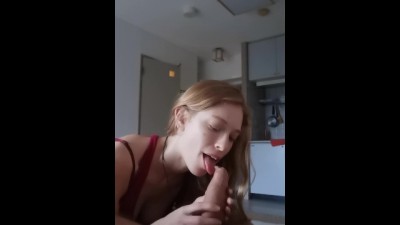 Eva Veil - Quick Sensual Blowjob at Sunset