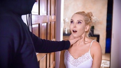 Blonde Stepmom Dominated By A Hooded Stranger