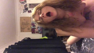 Girlfriend gets fucked, rides dick and takes a load inside her
