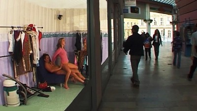 Slut Stepsister Forbidden Anal Sex in Public