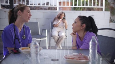 He'll Never Find Out Sex While On Phone