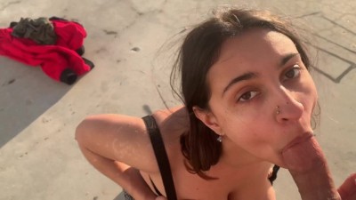 Public Face fucking busty Indian in Malibu and new bbw porn swallows cum — IG: @haileyrose