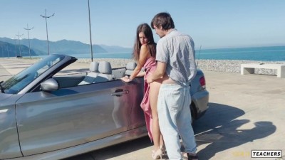 Skinny bitch gave herself to a rich guy on best full length porn movies the coast for a cabriolet