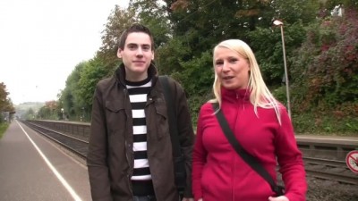 German Female Picks up a Dude on the Street and has Sex