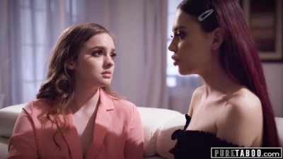 Step-Sister Assumes Siblings Identity to Fuck Lesbian Crush