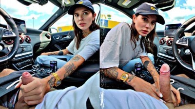 I BlowJob the driver x video bf in full view of other road users!