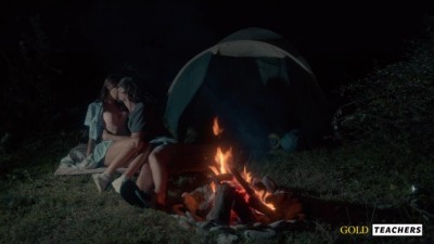American schoolgirl has my retro tube romantic sex by the night fire