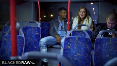 BLACKEDRAW Two Beauties Fuck Giant xnxx orgy BBC On Bus!
