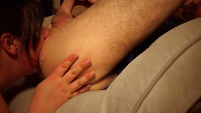 Older Stepsister Demands To Deepthroat His Cock Eat Ass Then Milks His Cum On Her Hands ebony solo female to Eats It
