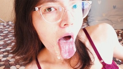Slutty Girlfriend Loves Getting Cum In Her belly cumshot Mouth After Passionate Blowjob And Penetration 4K
