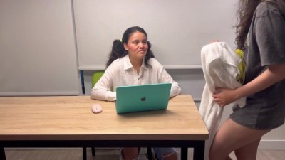 The popular girl of the university does whatever it takes p9rno to pass the subject