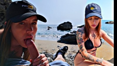 Sexy Brunette Sucked billie eilish xhamster Me on The Beach and in The Car!