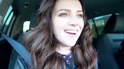 A girl gave a blowjob to a guy in a car in a parking fetish porn tube lot