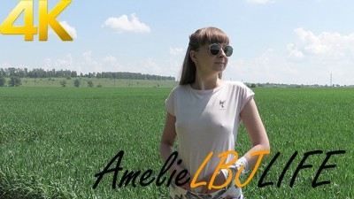 Step sister virtual video porn gave me a blow job outdoors | POV | 4K