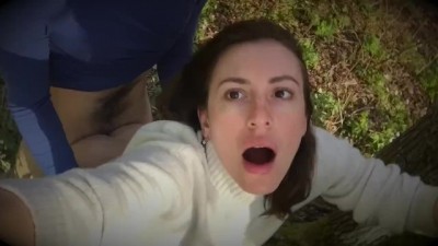 Stranger Fucks me Hard in the Forest and I Film it