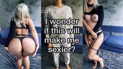 TikTok 18+ sexy video desi aunty (NSFW) Pajamas VS Lace