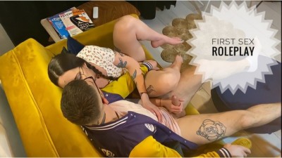 The roommate catches her best vr porn for women friend jerking off and joins him