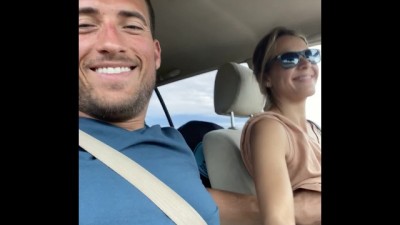 Fun Flirty Handjob Driving Through ebony bisexual videos the Country