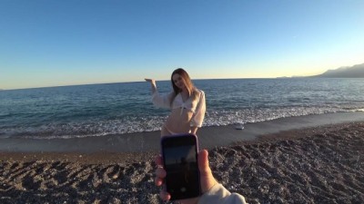 He promised to process the pictures, but I had naked lesbian in public sex again