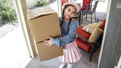 Dildo Tiny Asian's Neighbor Fucks Her Before Sticking His Dick In Her Pussy - Xbabe