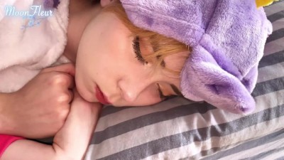 Young in the Kigurumi Suck and Hardcore Sex after Waking up POV (+18)
