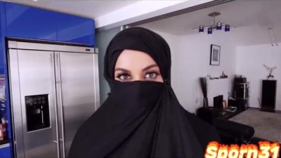 Arab In Hijab With Big Tits Peter Makes Her Big Ass.