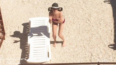 Public Fucked Russian Stranger on the Beach