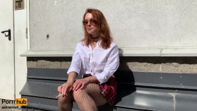 Your most Slutty Classmate came to Fuck you