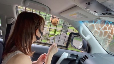 動物園と露天風呂でのドキドキ全裸デート！若い美女と我慢できないハメ撮りセッション