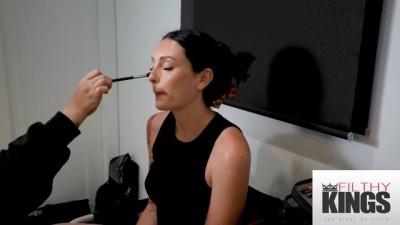 Inked Brunette Bombshell Uses Vibrator During Intense Fuck Session