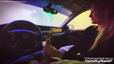 Steamy Car Wash POV: Naughty Girlfriend's Throat Skills Unleashed