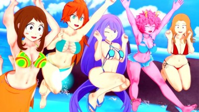 My Hero Academia Hentai Compilation: Ochako, Nejire, Mina & More!