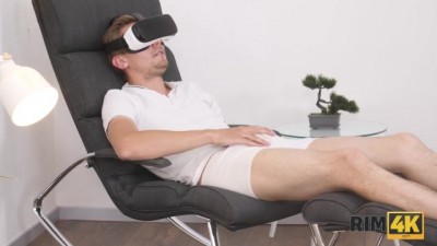 NSFW Warning: Girl's Naughty Encounter with VR Porn