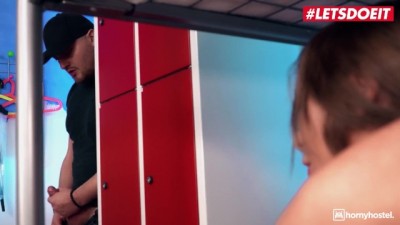 Uninhibited Ukrainian Teen's Wild Hotel Threesome Adventure (+18)
