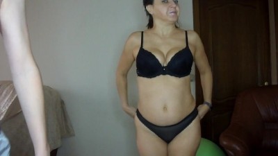 Sultry Workout: Trainer's Steamy Session Ends with Explosive Finish