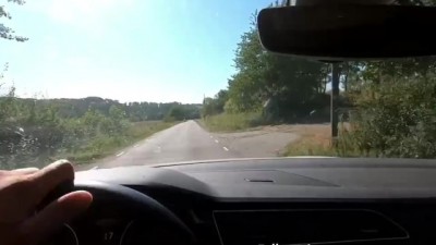 Country Road Encounter: Naughty Girl Fucked by a Stranger