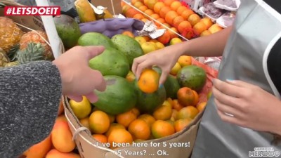From Street Vendor to Naughty Business: Latina Sells Her Juicy Goods