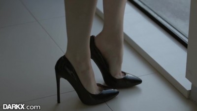 Double Trouble: Fiery Redhead Takes on Two Massive BBCs