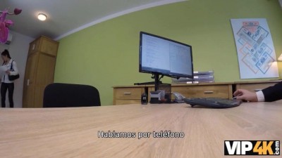 The Brunette's Naughty Deal to Get the Cash